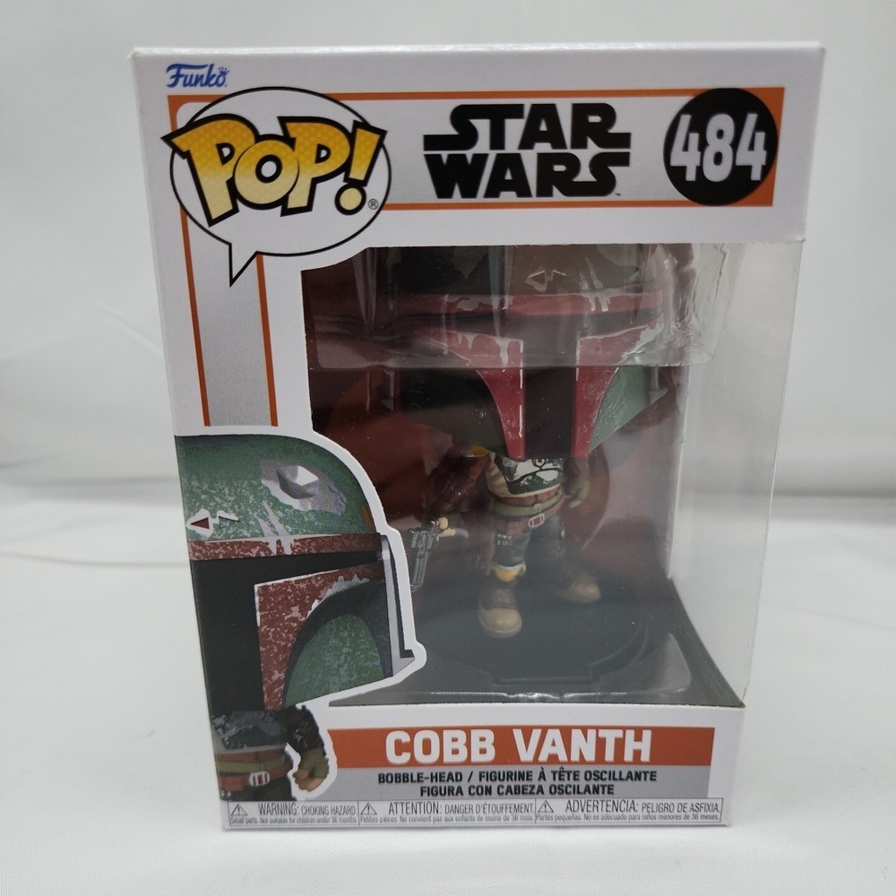 Funko Pop Star Wars The Mandalorian Cobb Vanth 484 Bobblehead Figure New